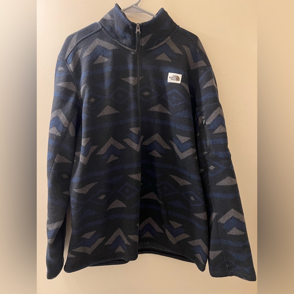 The North Face Pullover jacket Black/Gray/Navy Size: XXL